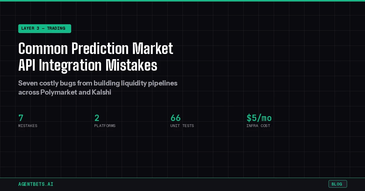 Common Prediction Market API Integration Mistakes