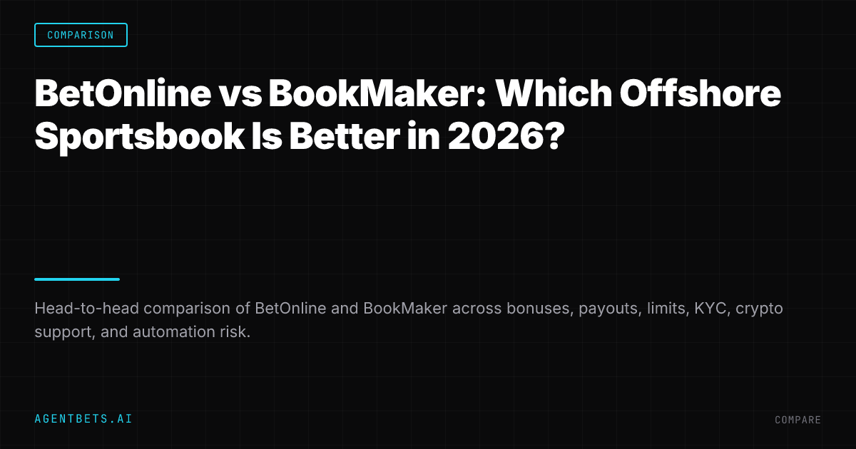 BetOnline vs BookMaker: Which Offshore Sportsbook Is Better in 2026?