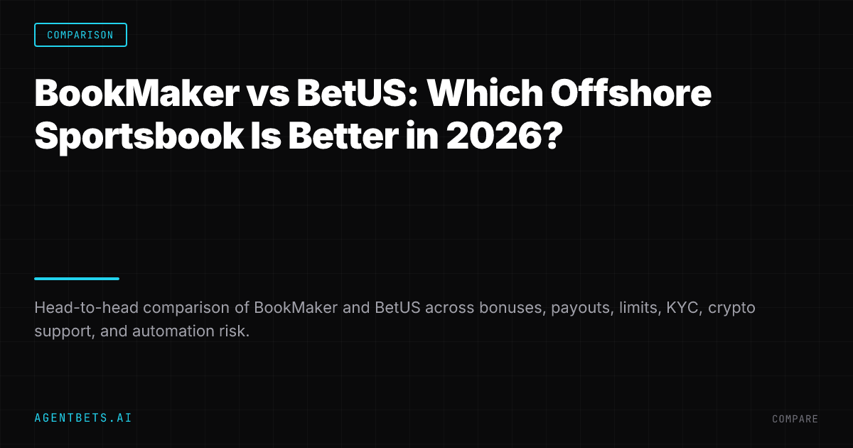 BookMaker vs BetUS: Which Offshore Sportsbook Is Better in 2026?