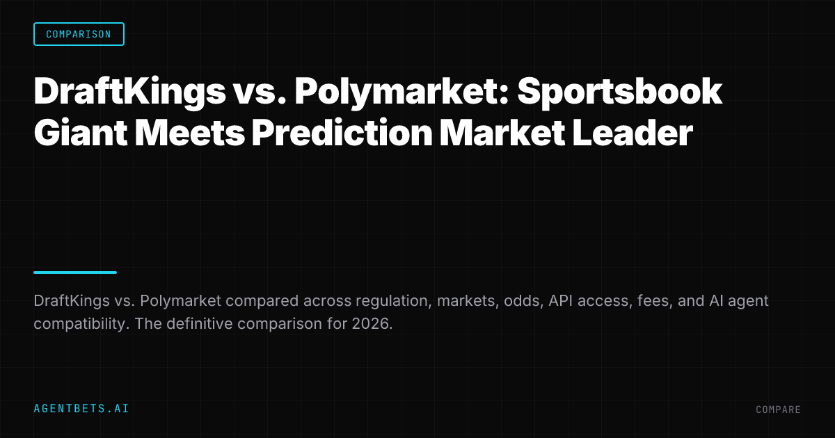 DraftKings vs. Polymarket: Sportsbook Giant Meets Prediction Market Leader