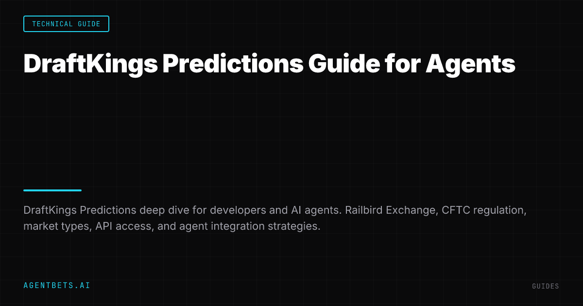 DraftKings Predictions Guide for Agents