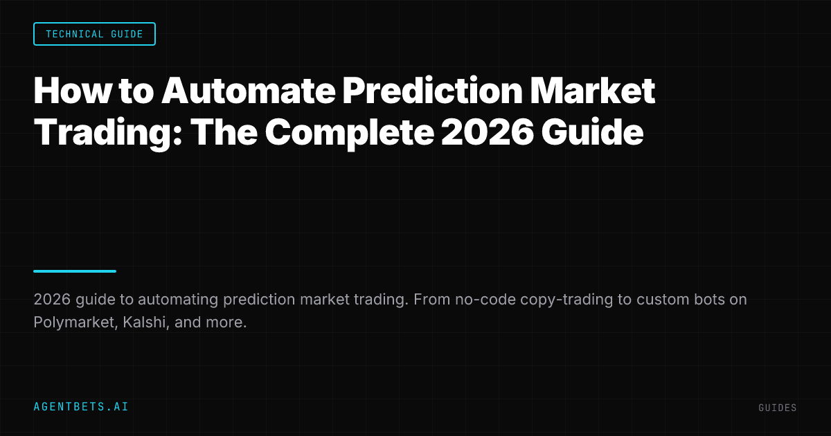 How to Automate Prediction Market Trading: The Complete 2026 Guide