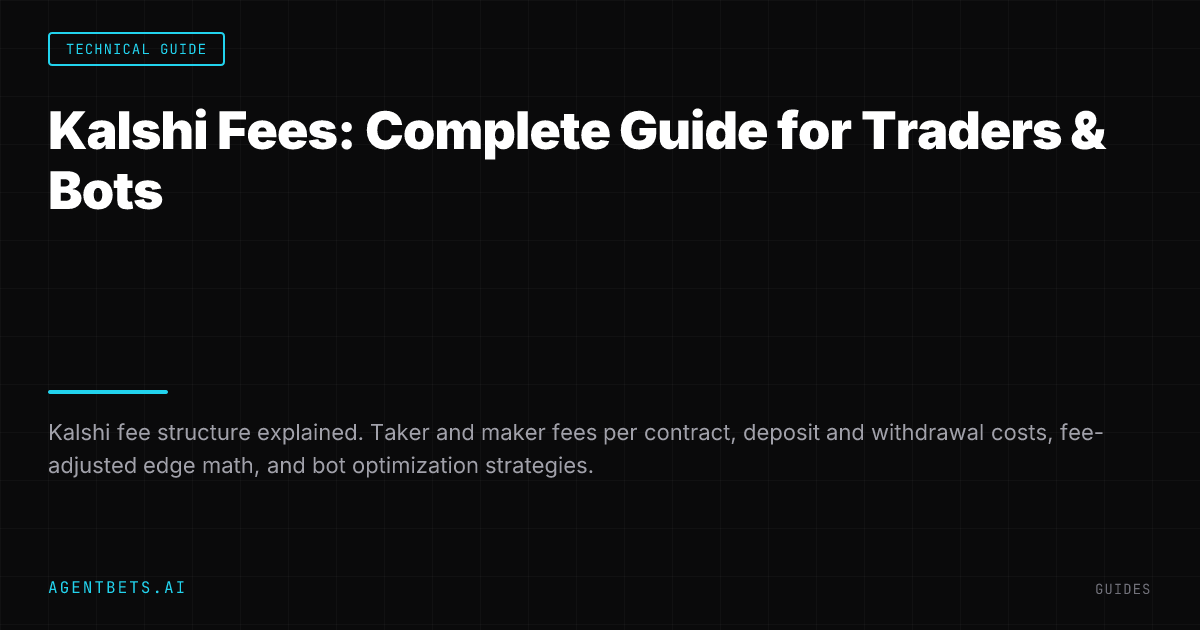 Kalshi Fees: Complete Guide for Traders & Bots