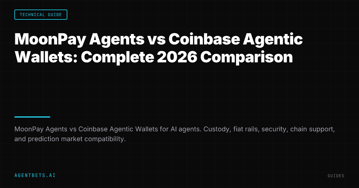 MoonPay Agents vs Coinbase Agentic Wallets: Complete 2026 Comparison