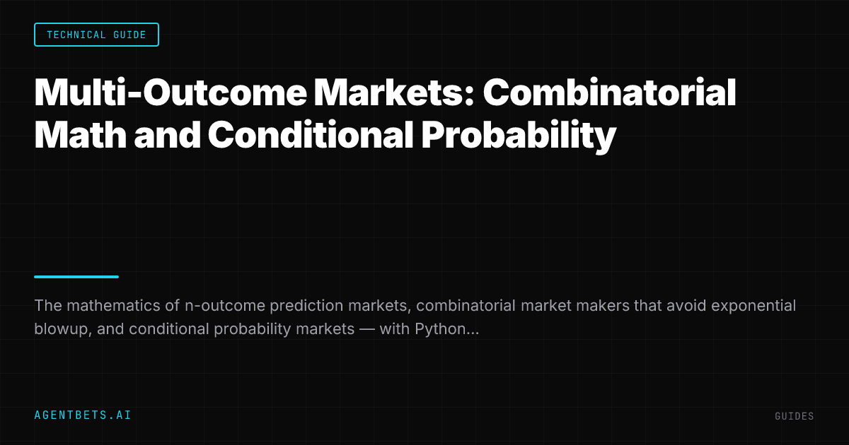 Multi-Outcome Markets: Combinatorial Math and Conditional Probability