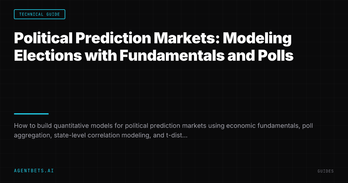 Political Prediction Markets: Modeling Elections with Fundamentals and Polls