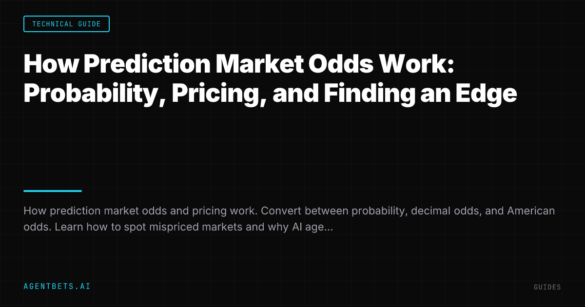 How Prediction Market Odds Work: Probability, Pricing, and Finding an Edge