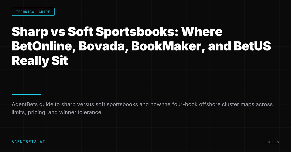 Sharp vs Soft Sportsbooks: Where BetOnline, Bovada, BookMaker, and BetUS Really Sit