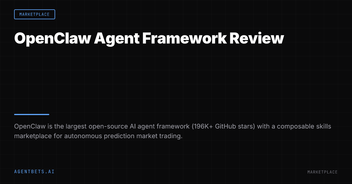 OpenClaw Agent Framework Review | AgentBets.ai