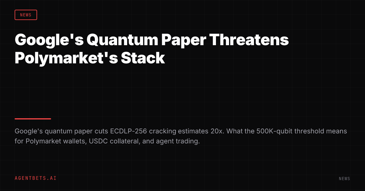 Google's Quantum Paper Threatens Polymarket's Stack