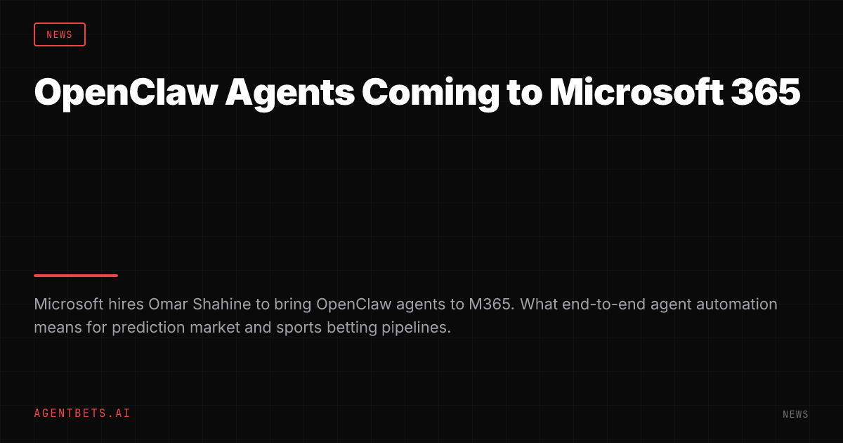 OpenClaw Agents Coming to Microsoft 365
