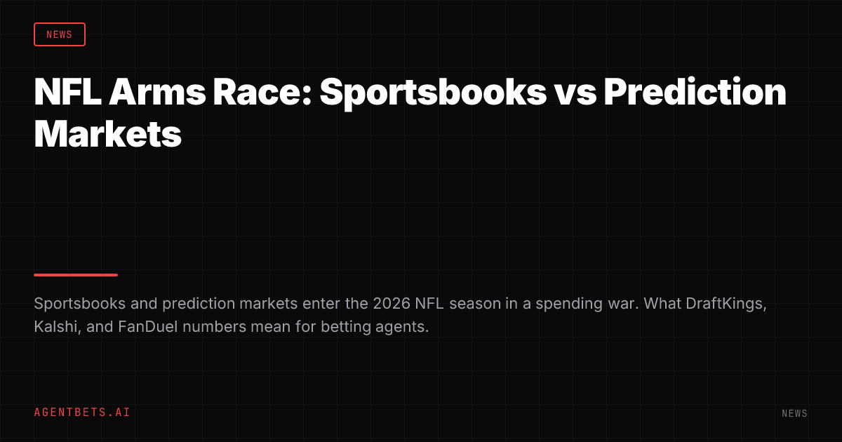 NFL Arms Race: Sportsbooks vs Prediction Markets