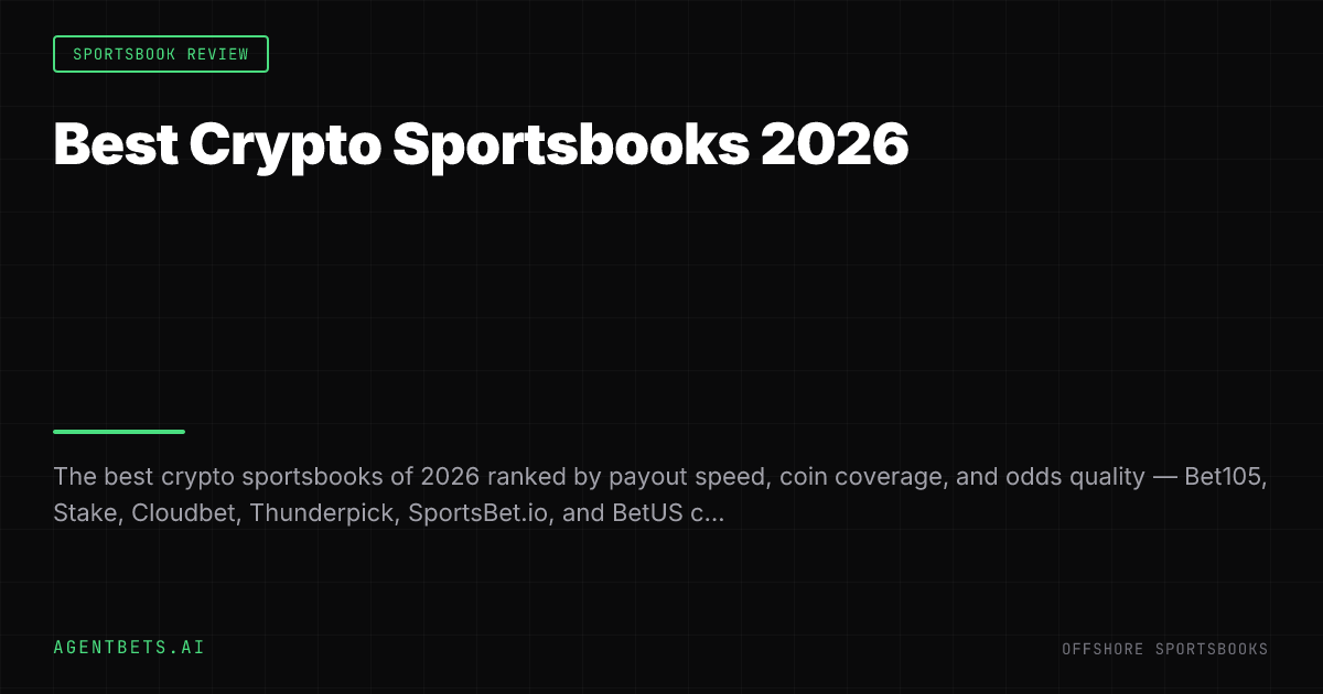 Best Crypto Sportsbooks 2026