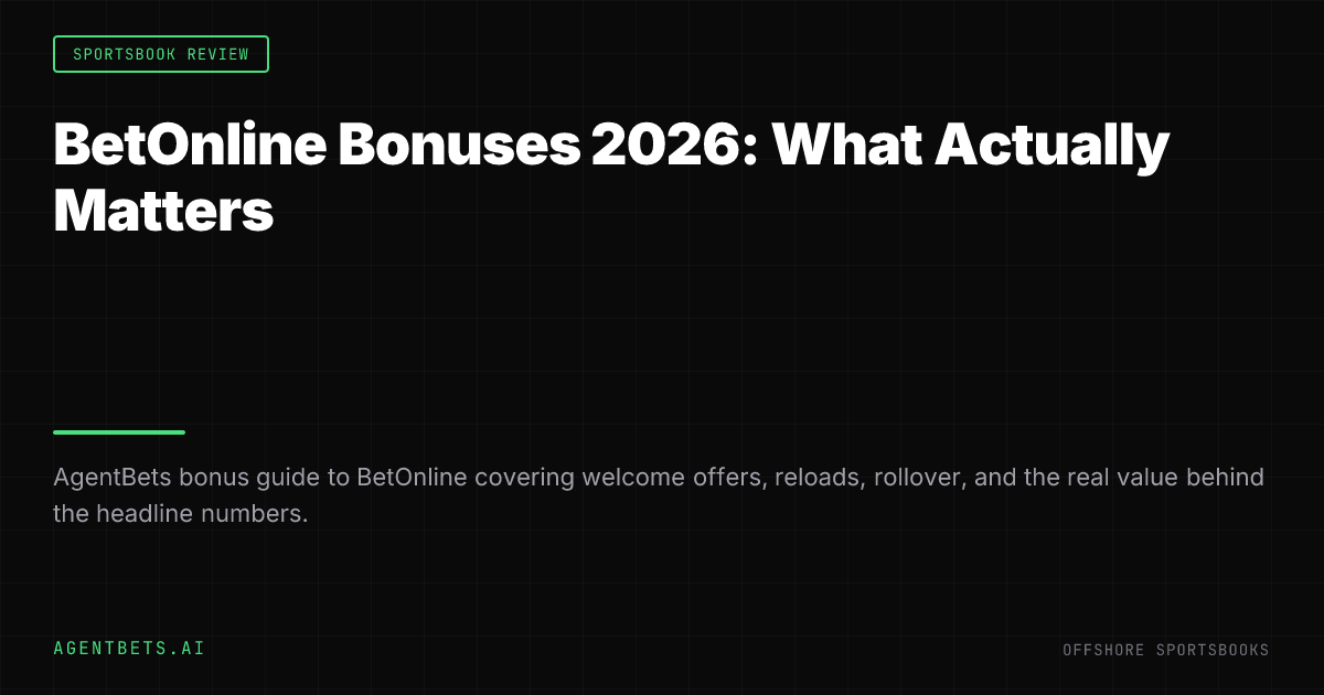 BetOnline Bonuses 2026: What Actually Matters