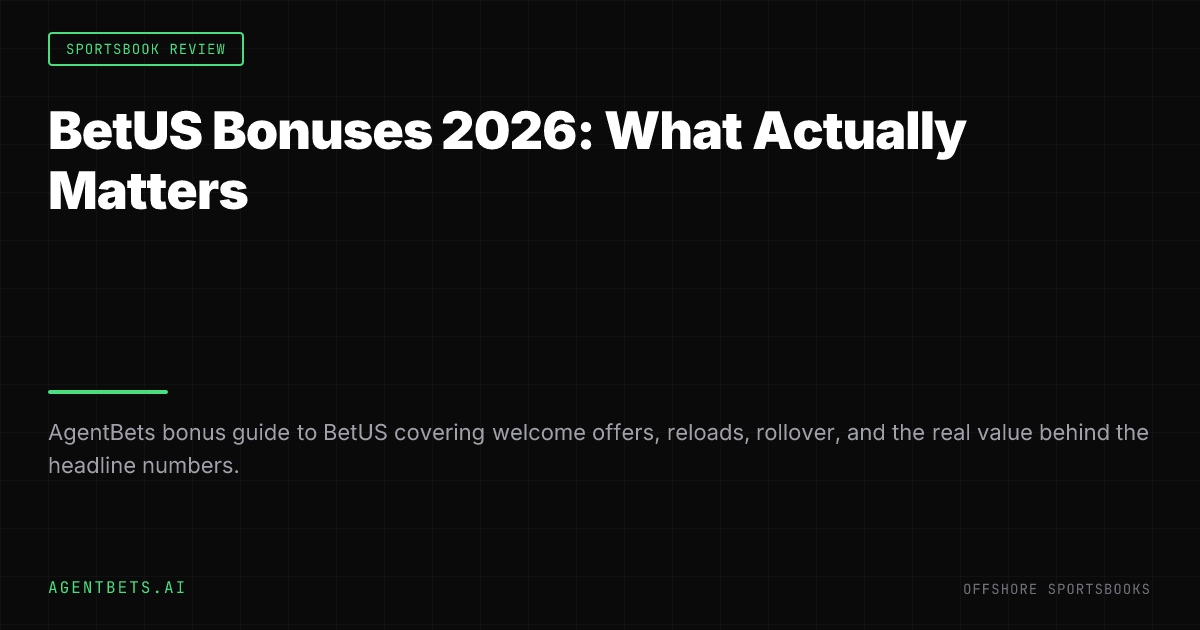 BetUS Bonuses 2026: What Actually Matters