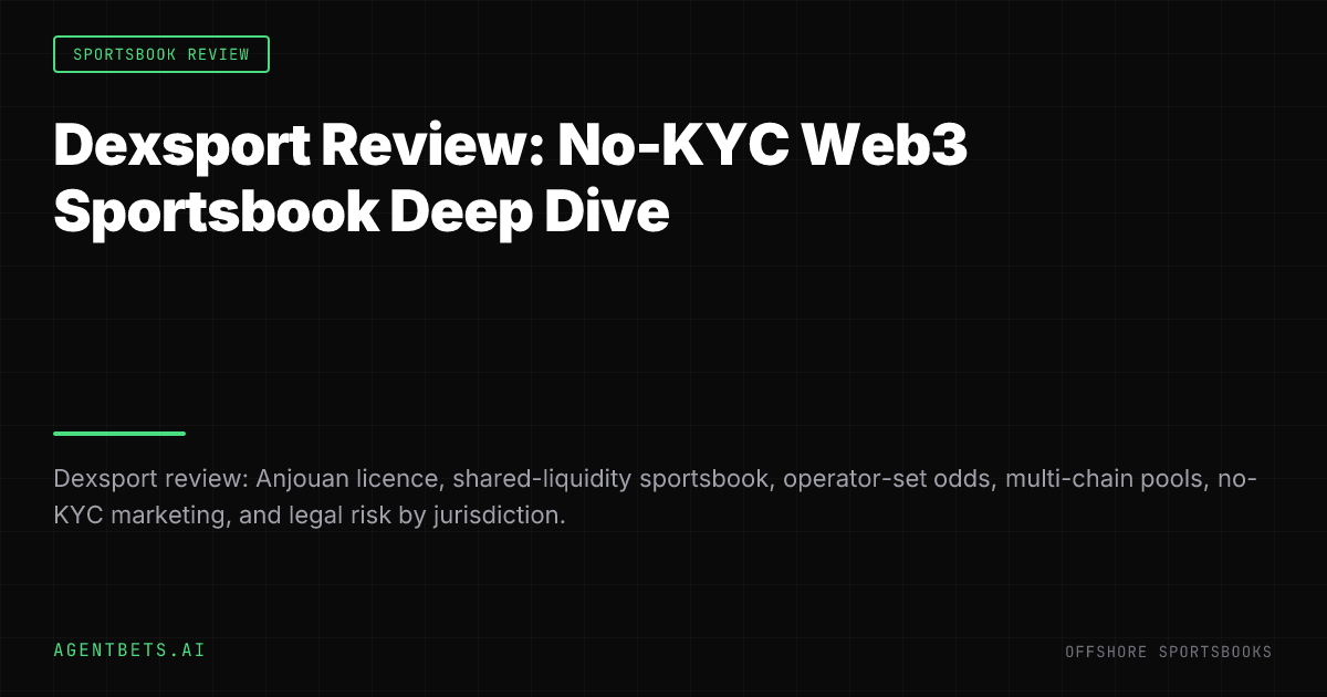 Dexsport Review: No-KYC Web3 Sportsbook Deep Dive
