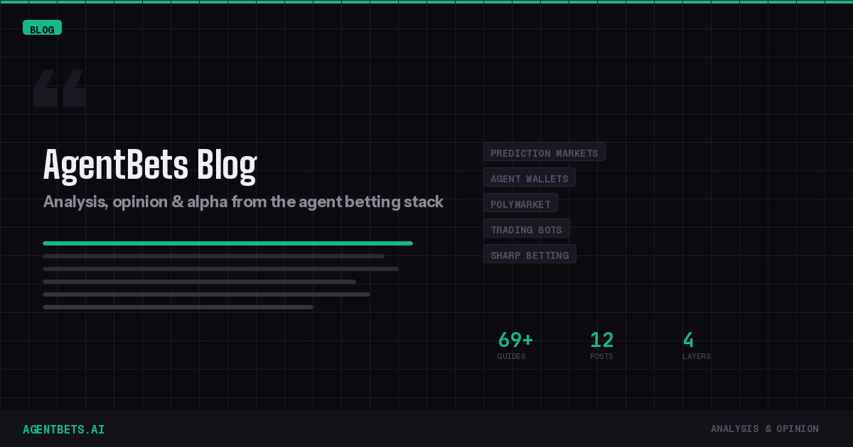 AgentBets Blog — News and Analysis for Prediction Market Agent Developers