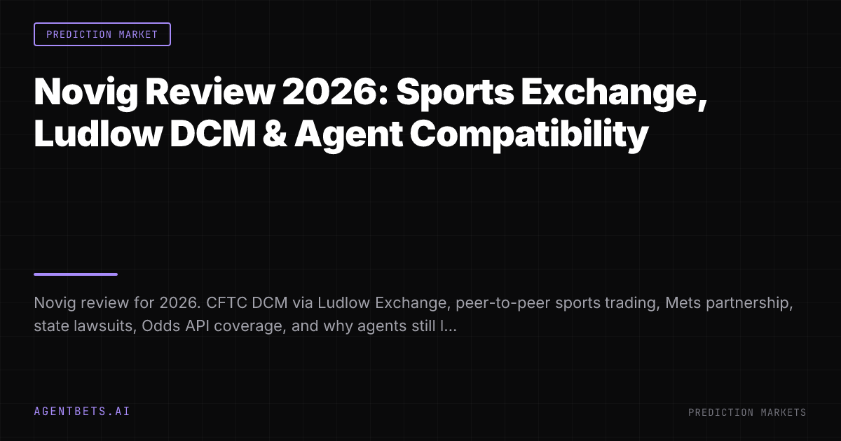 Novig Review 2026: Sports Exchange, Ludlow DCM & Agent Compatibility
