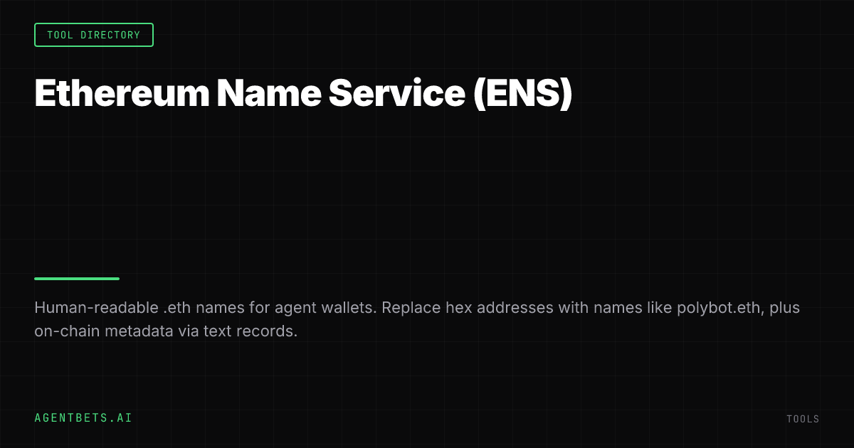 Ethereum Name Service (ENS)